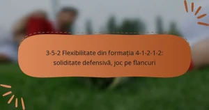 3-5-2 Flexibilitate din formația 4-1-2-1-2: soliditate defensivă, joc pe flancuri